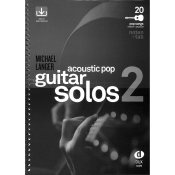 DUX Acoustic Pop Guitar Solos 2 inkl. Online Audio
